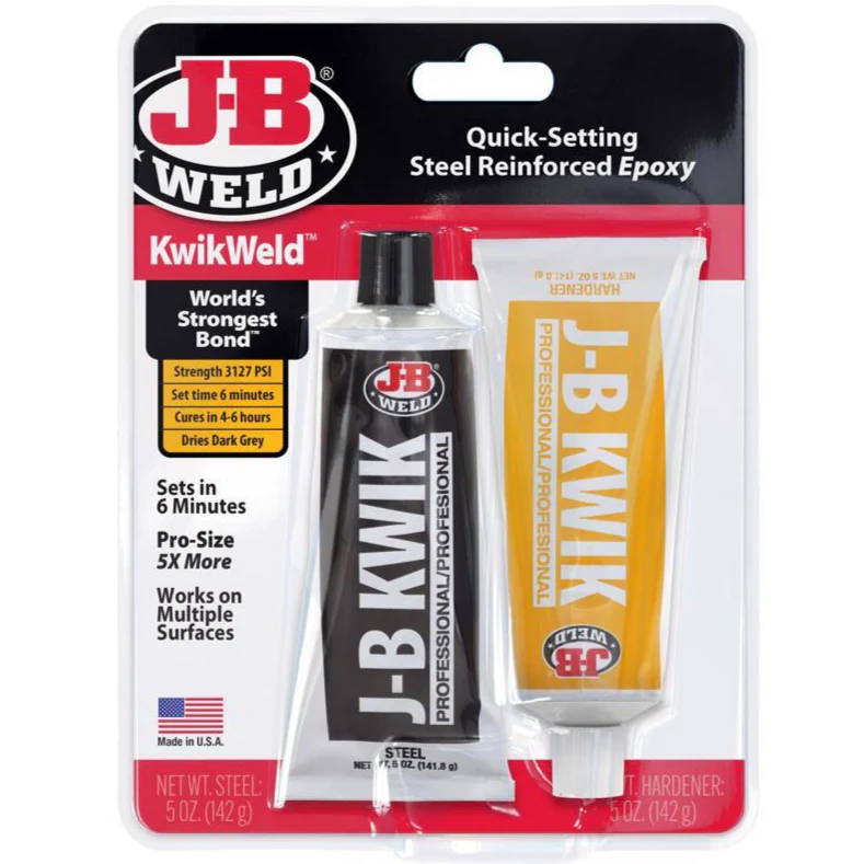 J-B Weld KwikWeld Steel-Reinforced 2-Part Epoxy - 10 oz.