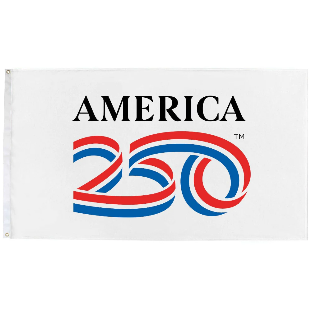 America250 Poly Cotton Outdoor Flag - 60" x 33.5"