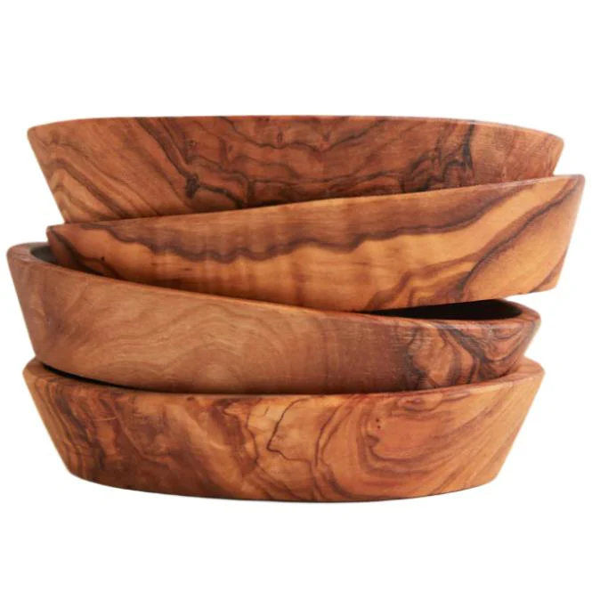 Verve Italian Olivewood Aperitivo Bowls - 4 pc.