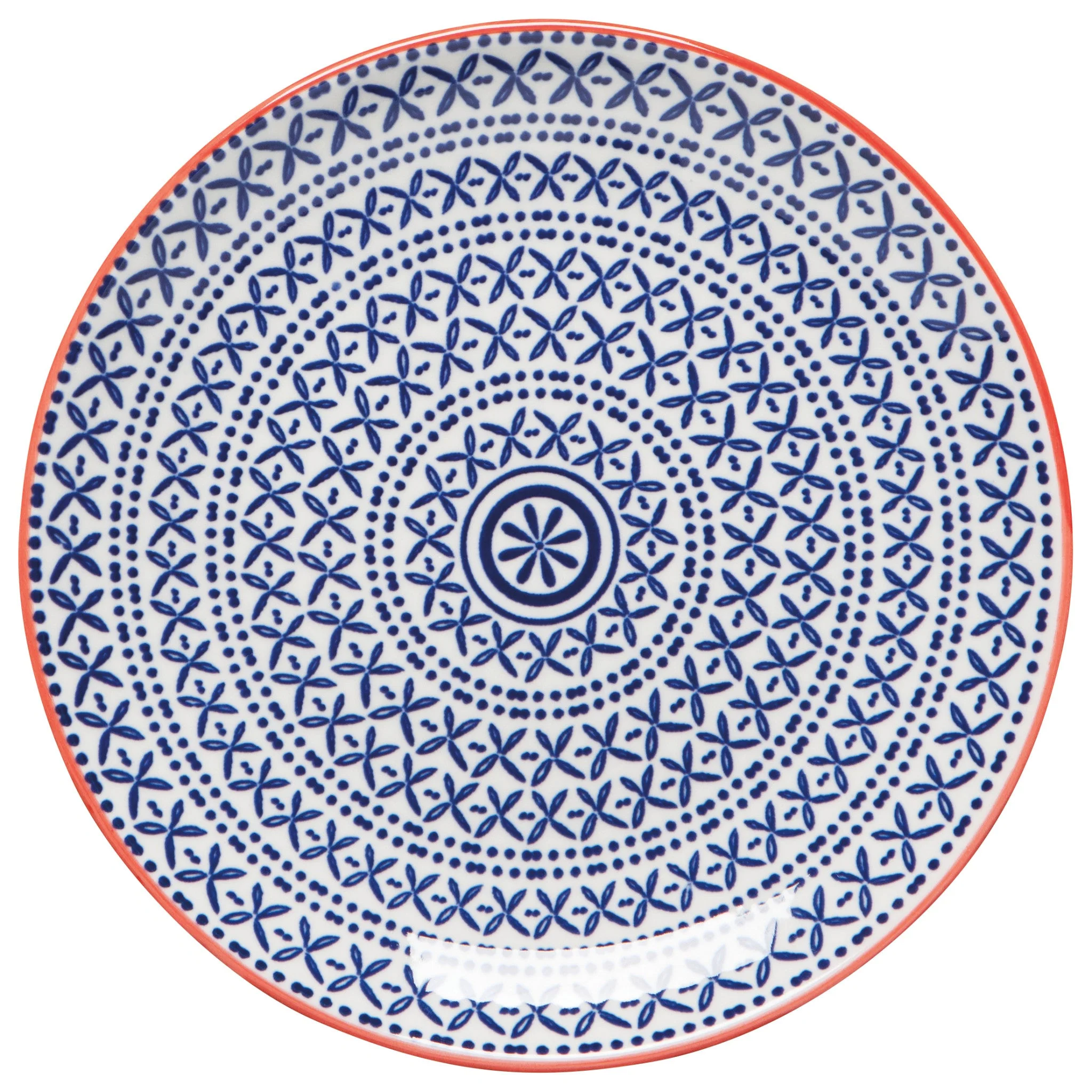 Now Designs Stamped Porcelain Appetizer Plates - 6" - Image 2