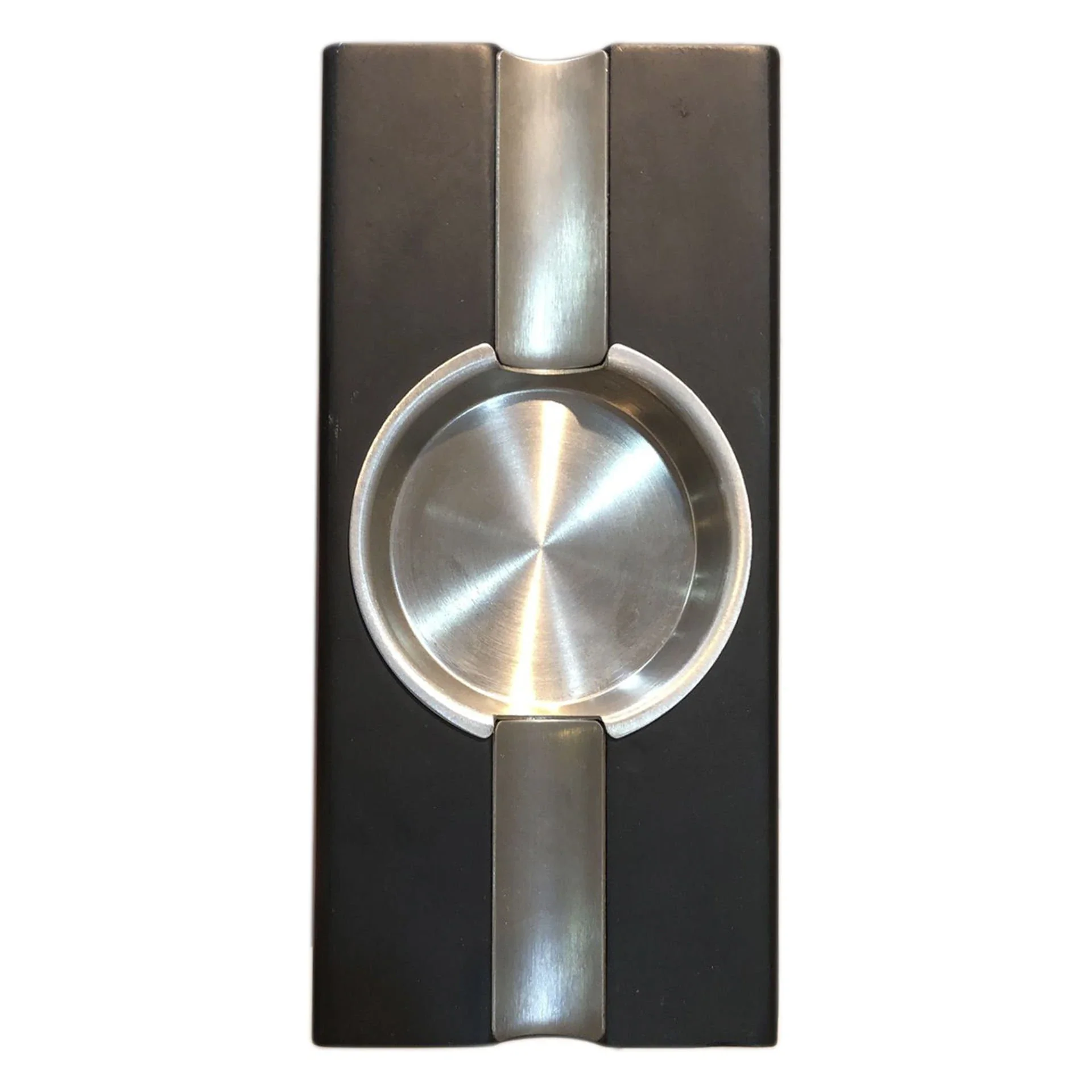 Parmida Wood & Stainless Steel 2-Cigar Ashtray