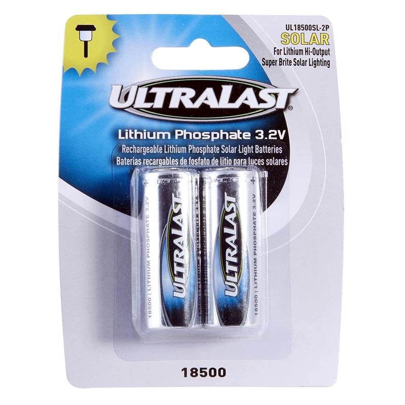 UltraLast Lithium Rechargeable Solar Lighting Batteries - Image 2