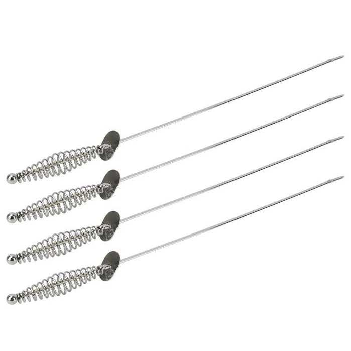 Grill Mark 17" Stainless Steel Spiral Skewers - 4 pc.