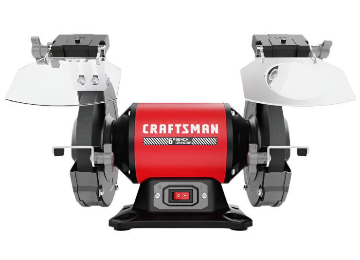 Craftsman 2.1A Corded Bench Grinder - 6"