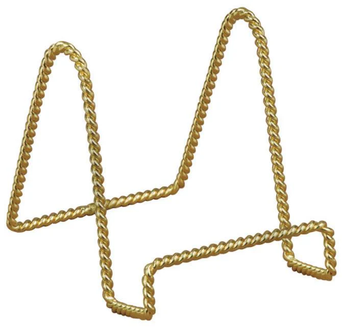 Tripar Twisted Brass Wire Display Stand - 7" to 14"
