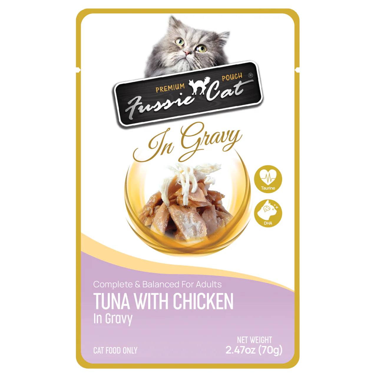 Fussie Cat Premium Cat Food Pouches - 2.47 oz.