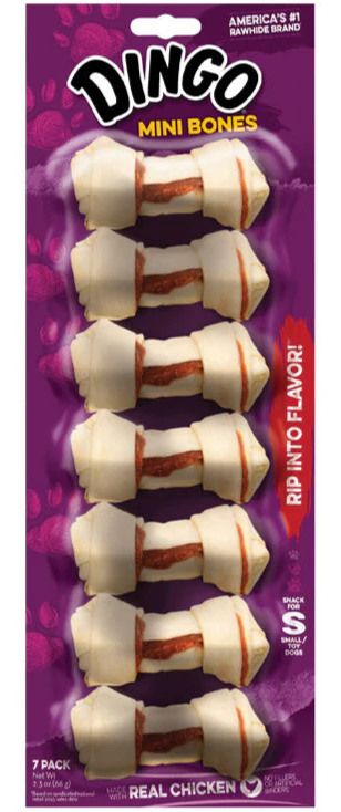 Dingo Mini Bones Dog Chews (Chicken) - Image 2