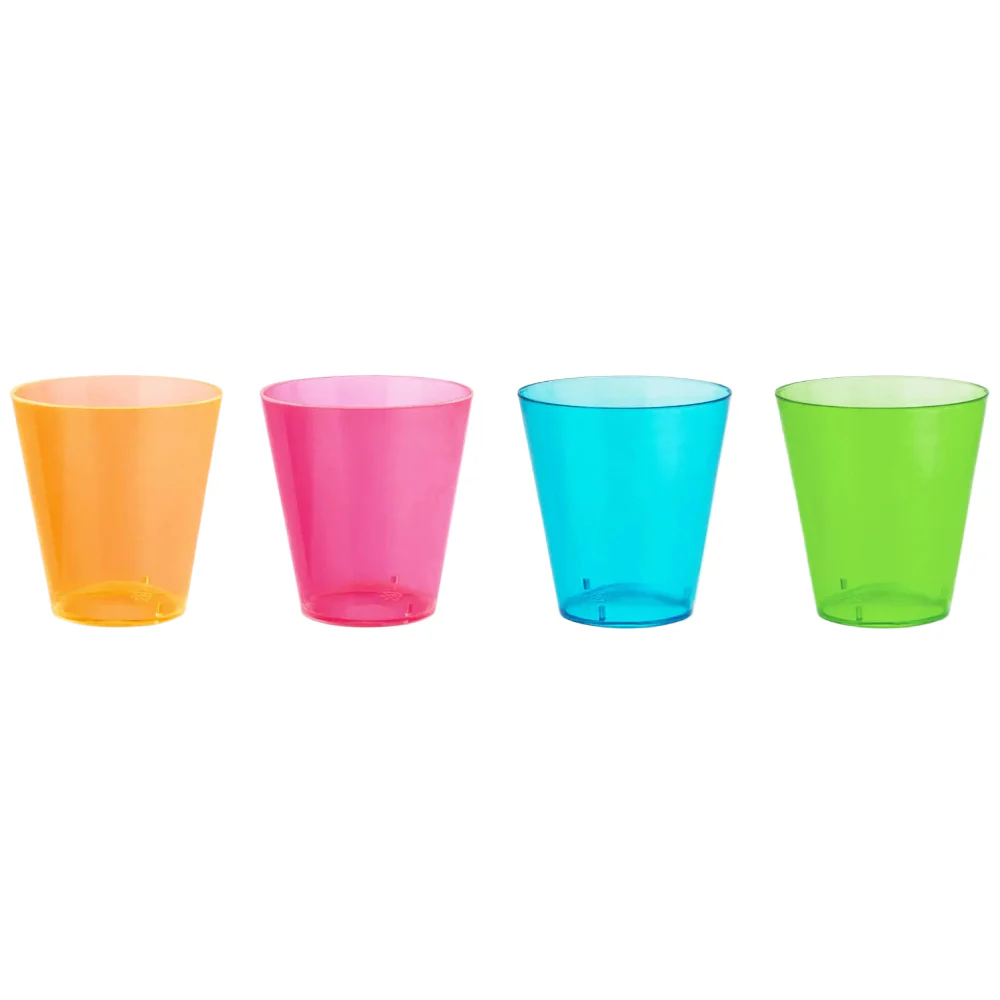 TRUE Disposable Plastic Shot Glasses Party Set - 60 pc.