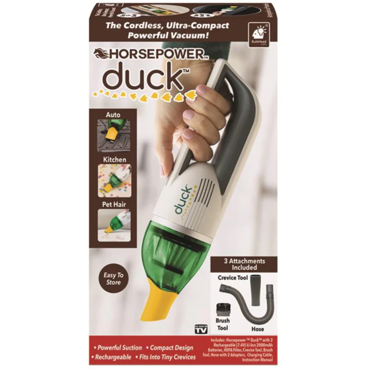 Horsepower Duck Rechargeable Compact Vacuum - Image 2