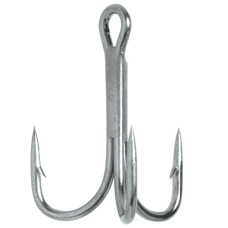 Eagle Claw Lazer Sharp Nickel 4x Treble Hooks