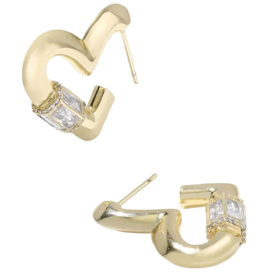 Kendra Scott Emery Heart Hoop Earrings