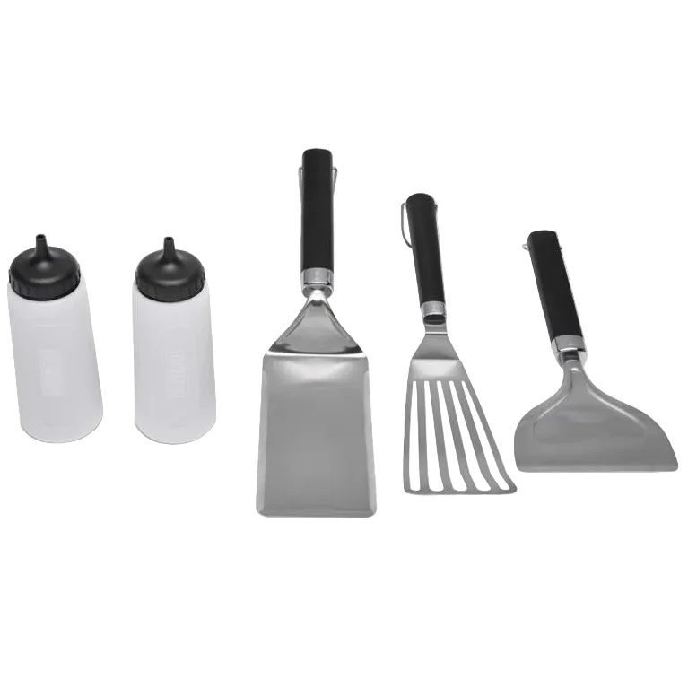 Weber Stainless Steel Flat Top Griddle Tool Set - 5 pc.