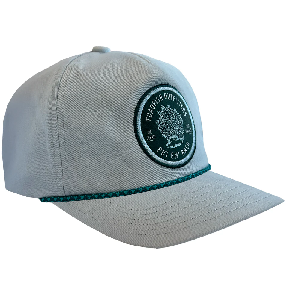 Toadfish "Put 'Em Back" Embroidered Rope Hat