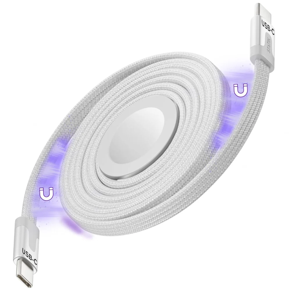 Statik MagStack USB-C to USB-C Charging Cable (w/ Apple Dock) - 4.9'