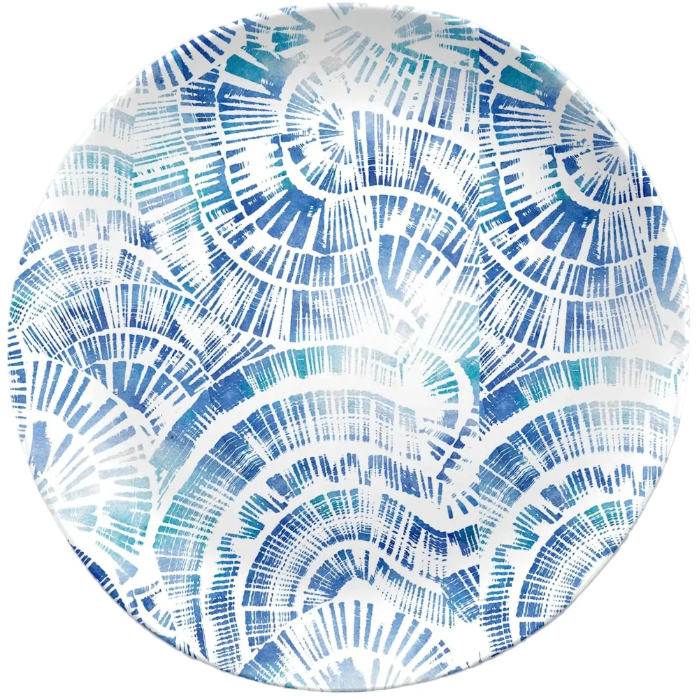TarHong Melamine Spiral Pattern Dinner Plate - 11"