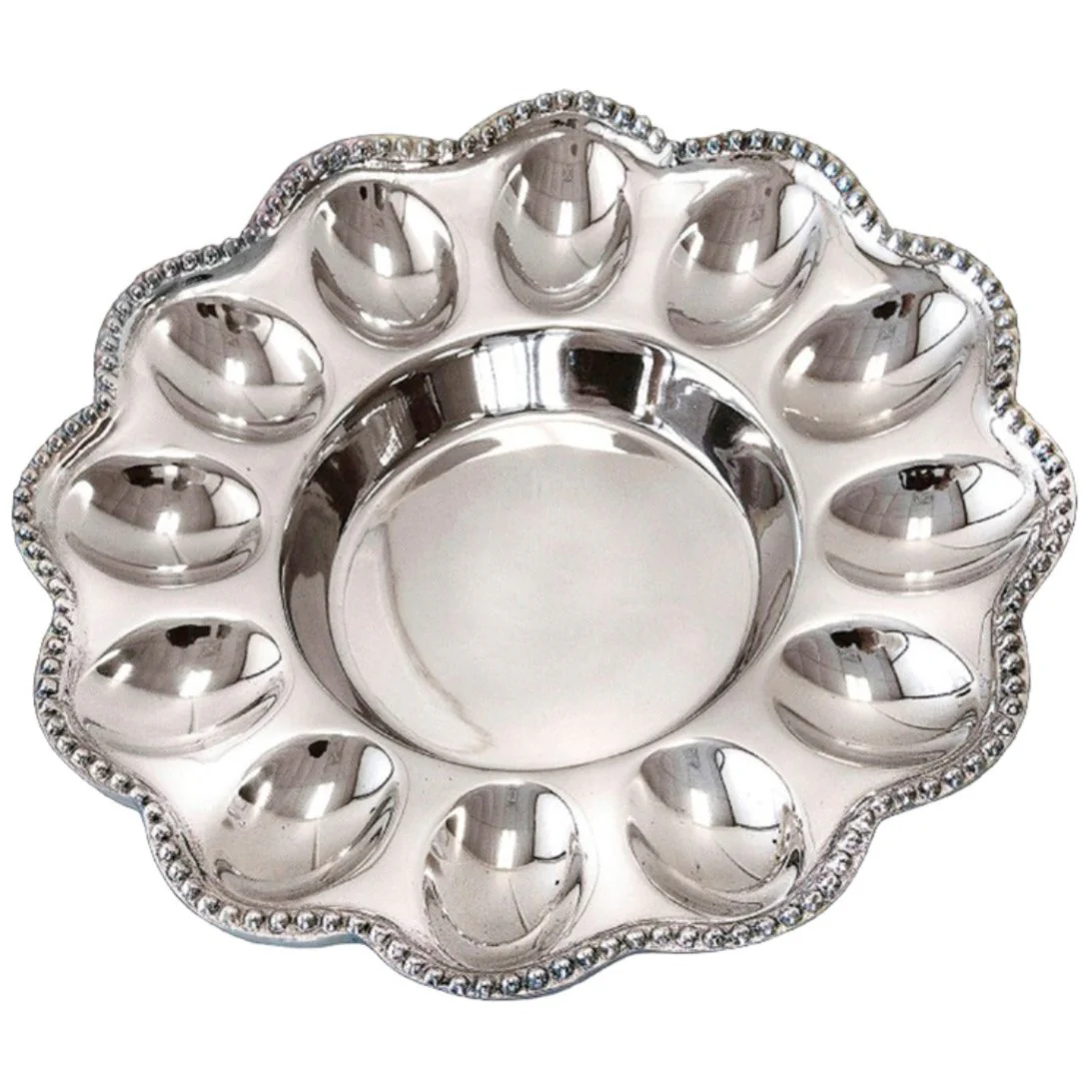 Beatriz Ball Pearl Deviled Egg Platter - 9.5"