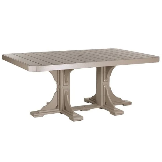 LuxCraft Polywood Outdoor Dining Table - 4' x 6'