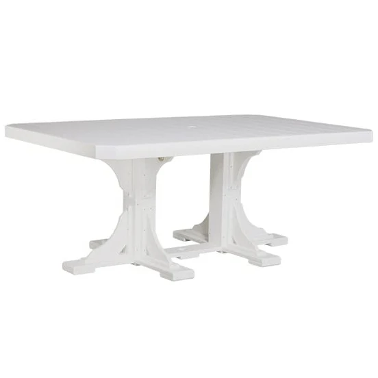 LuxCraft Polywood Outdoor Dining Table - 4' x 6' - Image 2
