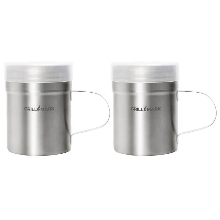 Grill Mark Stainless Steel Rub & Seasoning Shakers - 2 pc.