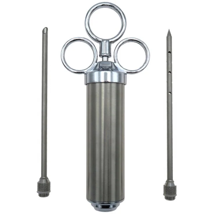 Grill Mark Stainless Steel Seasoning Injector - 2 oz.