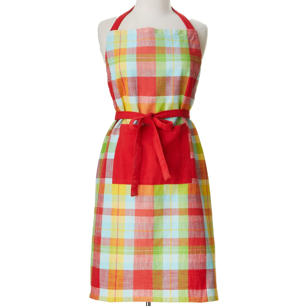 TAG Fresh Pick Plaid Cotton Apron