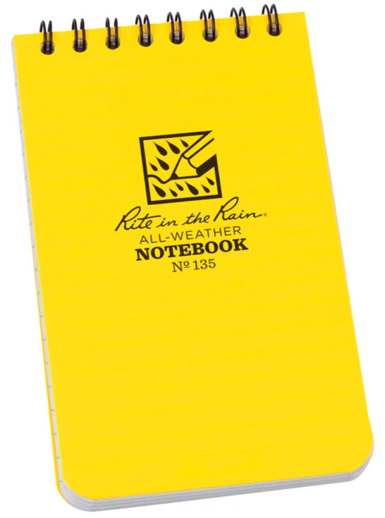 Rite in the Rain All-Weather Top-Spiral Memo Pad - 3" x 5"