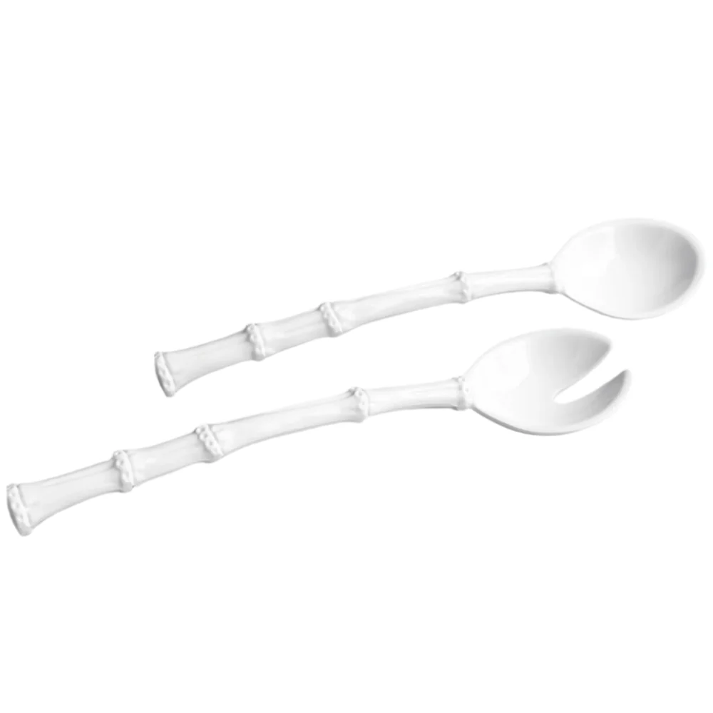 Beatriz Ball Vida Faux Bamboo Melamine Salad Servers - 2 pc.